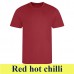 JC001 COOL T - Unisex környakú póló szublimáláshoz red hot chilli